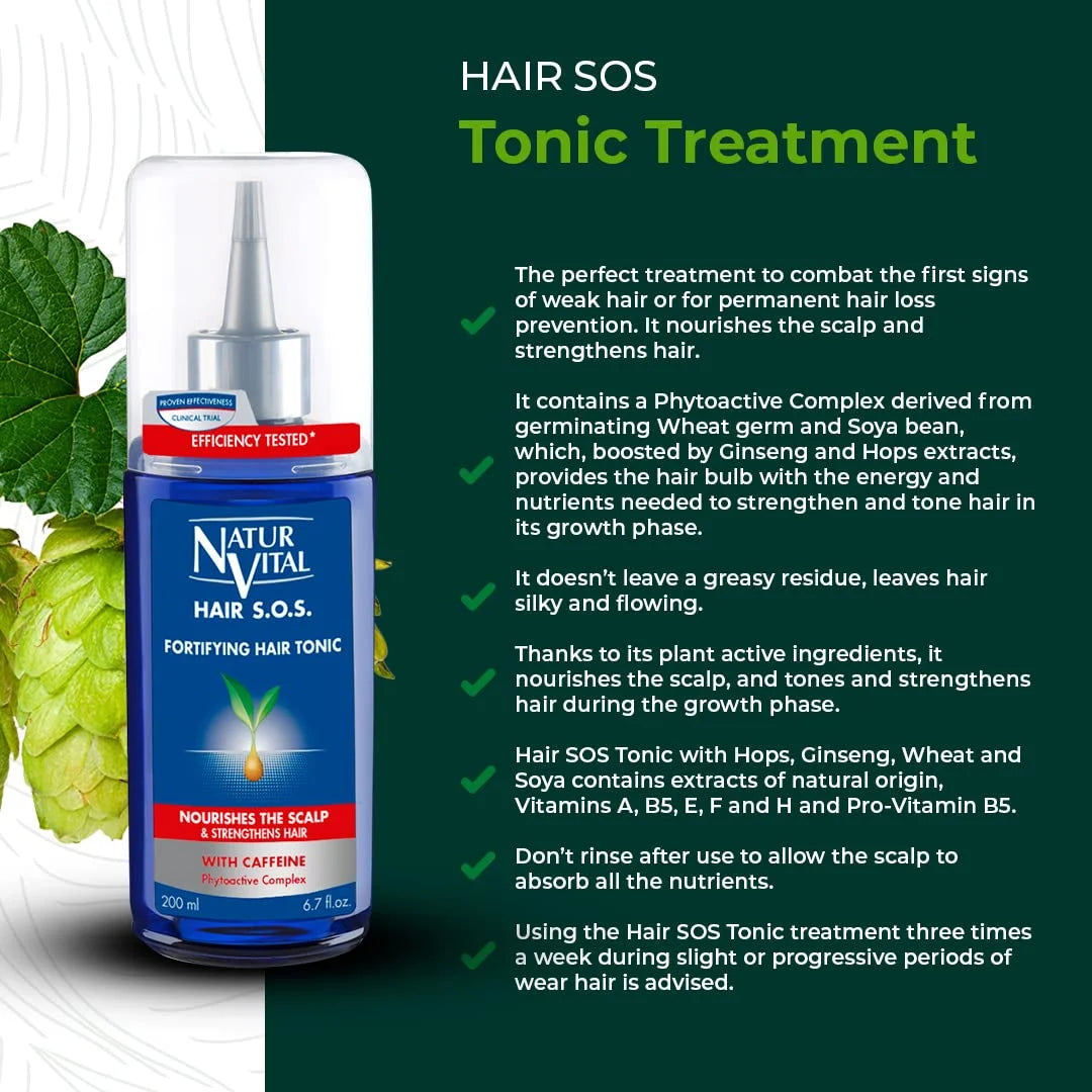 Natur Vital Treatment Hair S.O.S Fortifying Hair Tonic 200 ml