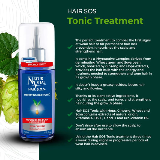 Natur Vital Revitalizing Normal Hair S.O.S Fortifying Shampoo 300 ml.