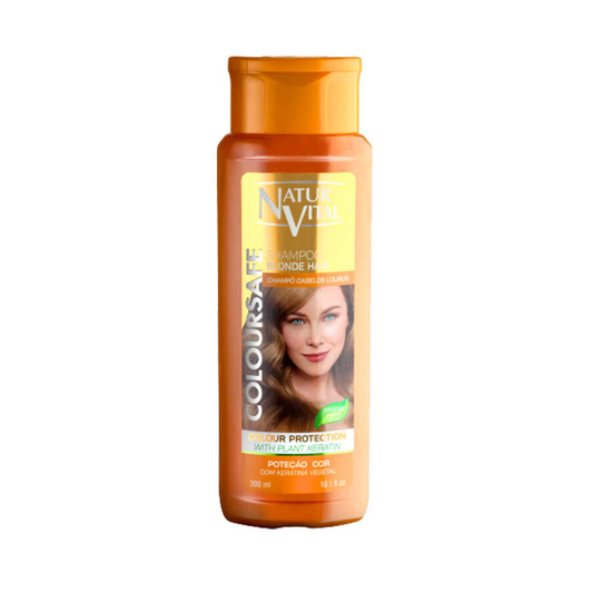 Natur Vital Henna Shampoo for Colored Hair Blonde Organic Certified Extract 300 ml.