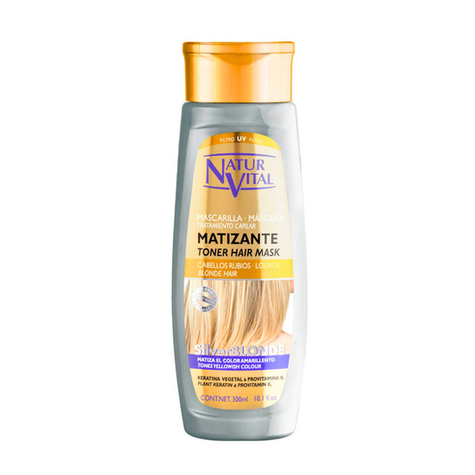 Natur Vital Henna Mask for Colored Hair SilverBlonde Organic Certified Extract 300 ml.