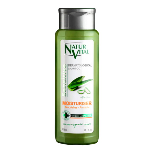 Natur Vital Revitalizing Moisturizer Shampoo Ale Vera with Organic Extract 300 ml.