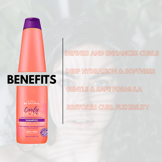 Placenta Life Be Natural Natural Curly Monoi Shampoo 350ml
