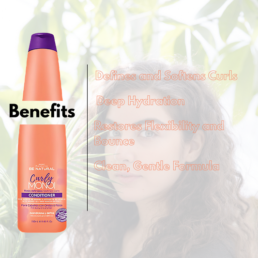 Placenta Life Be Natural Natural Curly Monoi Conditioner 350ml