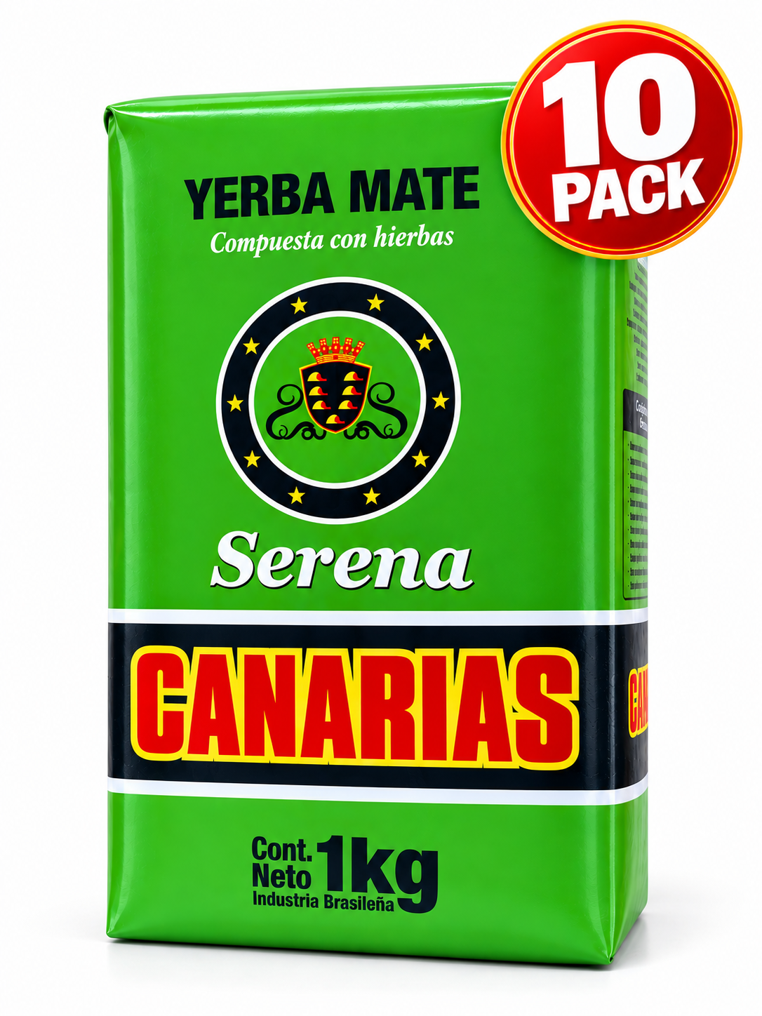 10 Pack Serena Yerba Mate Herbal Tea 2.2 Lb. total 22 Lb. USA Seller