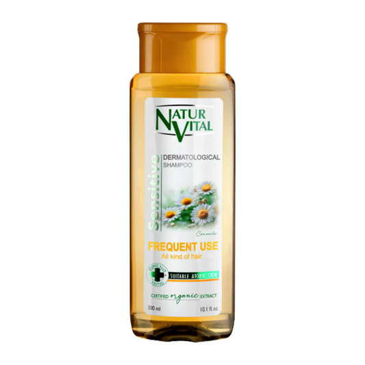 Natur Vital Sensitive Shampoo Frequent Use Camomile All Hair Types 300ml.