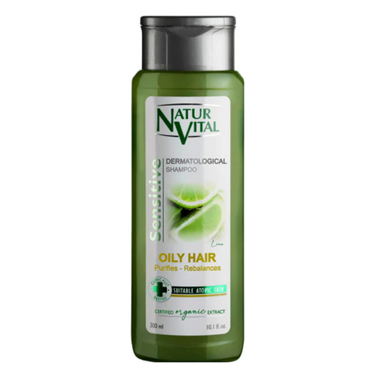 Natur Vital Revitalizing hypoallergenic Oily Hair Shampoo with Organic Extract 300 ml.
