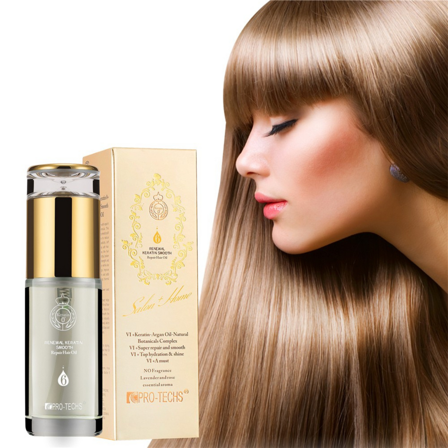 Pro-Techs Renewal Keratin 0+ Repair Hair Oil 40ml
