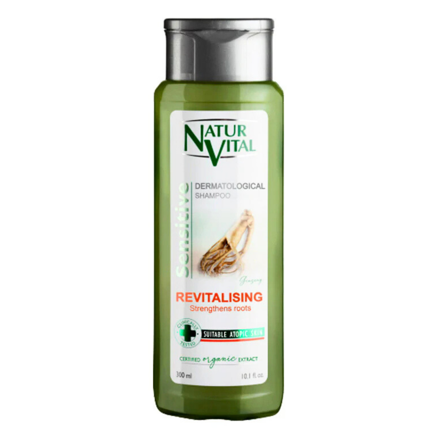 Natur Vital Revitalizing Shampoo Ginseng with Organic Extract 300 ml.