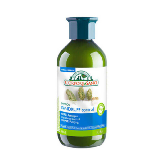 Corpore Sano Hops, Thyme & Fennel Shampoo-Certified Organic Growing-Hypoallergenic-Parabens Free-Anti-Danruff-300 Ml/10.1 Fl Oz