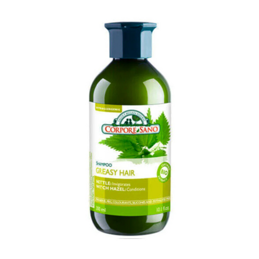 Corpore Sano Nettle,Witch Hazel And Lime Shampoo-No Parabens-Certified Organic- Hypoallergenic-Greasy Hair-300 Ml/10.1 Fl. Oz.