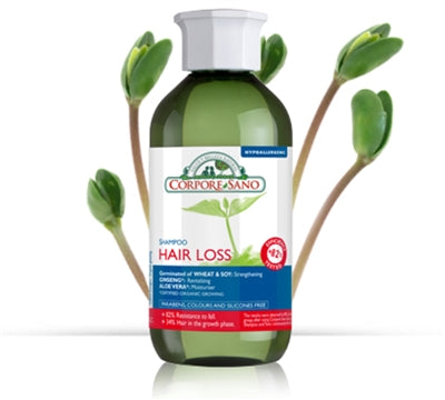 Hair Loss Shampoo- Wheat, Soy, Ginseng and Aloe Vera 300 ml.