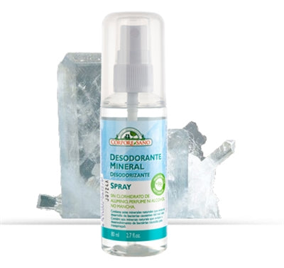 Corpore Sano Mineral Spray Deodorant – 80ml – Natural, Long-Lasting Odor Protection