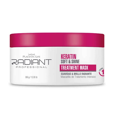 Placenta Life Radiant Professional Keratin Soft & Shine Mask350 g/12.35 oz