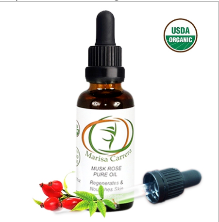 Musk Rose Oil "Marisa Carrera"- Aceite de Rosa Mosqueta 100 % Certified Organic 30ml /1fl.oz.