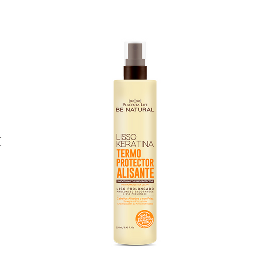 Placenta Life Lisso Keratina Smoothing Thermoprotector for Straight or Frizzy 250ml / 8.45 fl.oz