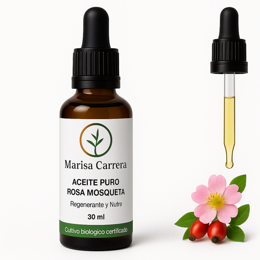 Musk Rose Oil "Marisa Carrera"- Aceite de Rosa Mosqueta 100 % Certified Organic 30ml /1fl.oz.