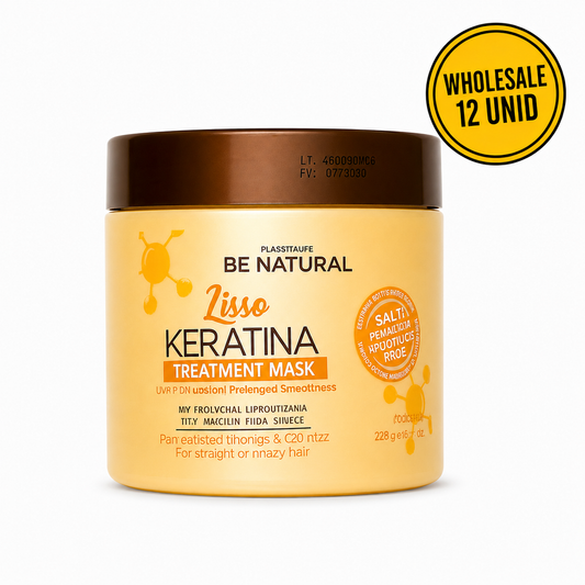 Lisso Keratina Treatment Mask 350g / 12.35 Oz | Keratin Hair Mask for Straight & Frizzy Hair | Wholesale 12 Units