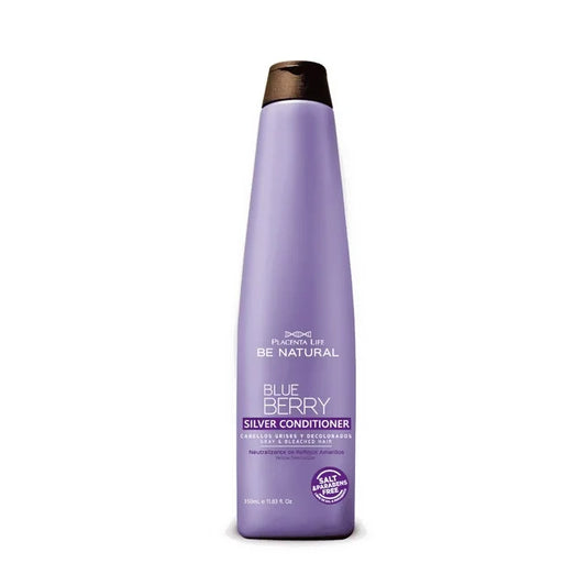 Placenta Life Be Natural Blueberry Silver Conditioner for Gray Hair Gray & Bleached Hair.