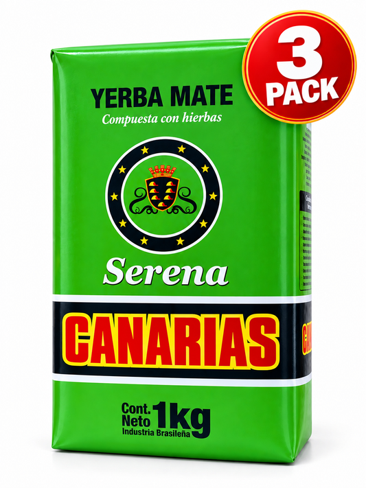 3 Pack Serena Yerba Mate Herbal Tea 2.2 Lb. total 6.6Lb. USA Seller (Copy)