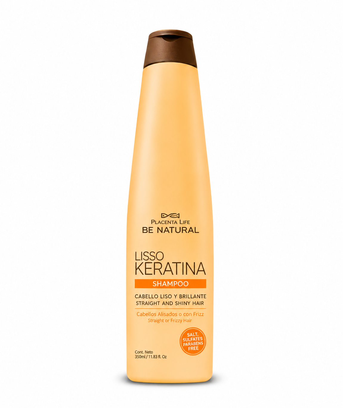 Placenta Life Be Natural Lisso Keratina Shampoo 350 ml.