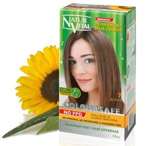 NATURVITAL Permanent Hair Color Blonde Nº 7 PPD FREE