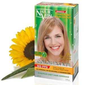NATURVITAL Permanent Hair Color Light Golden Blonde Nº 8.3 PPD Free