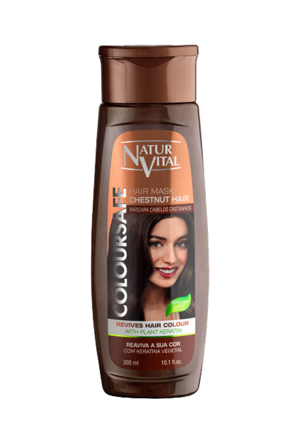 Natur Vital Henna Hair Mask Chestnut Organic Certified Extract 300 ml.